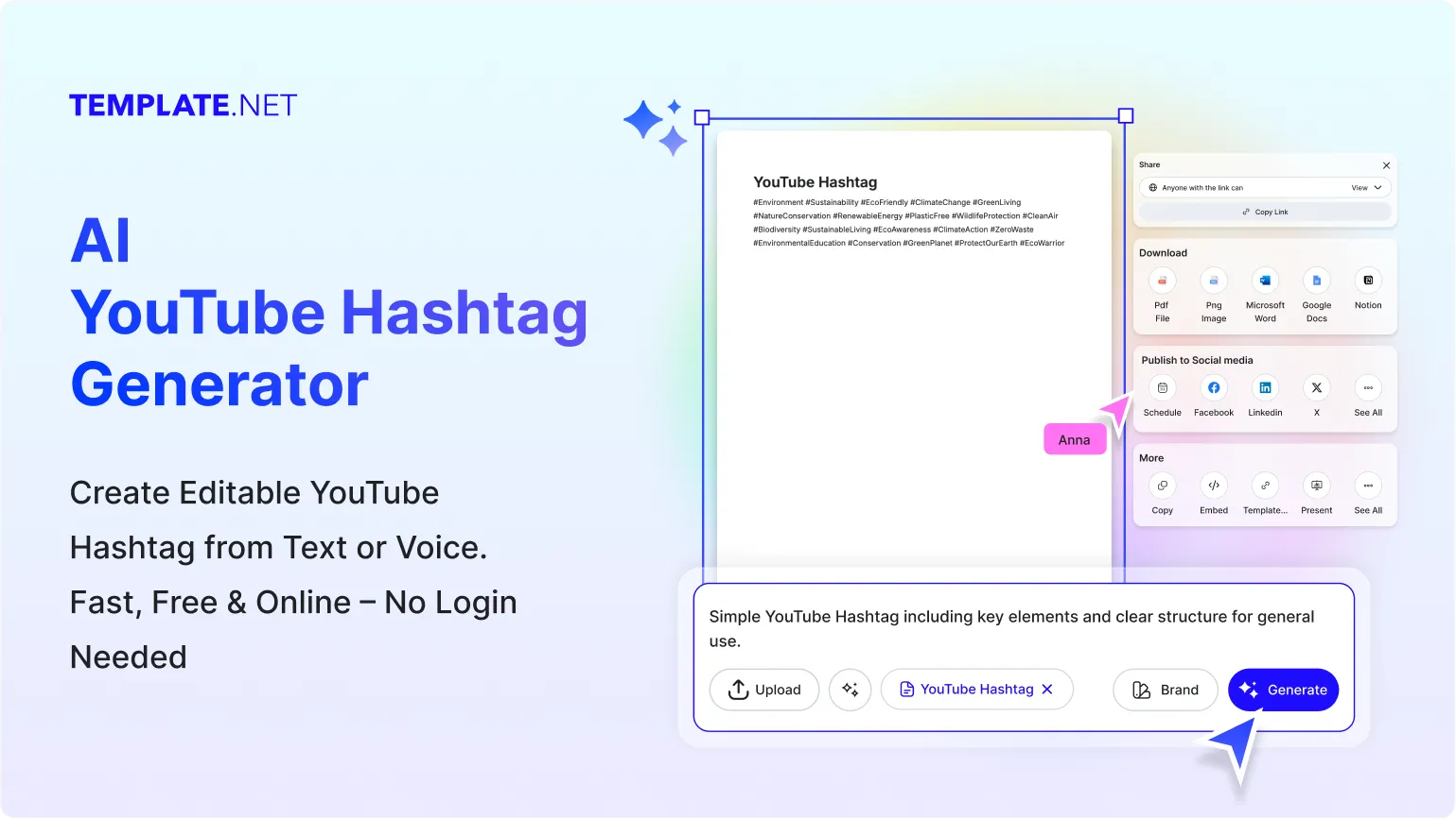 Free AI YouTube Hashtag Generator, Free YouTube Hashtag Maker Online